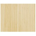DYWAN PROSTOKĄTNY JASNY NATURALNY 80X100CM BAMBUSOWY