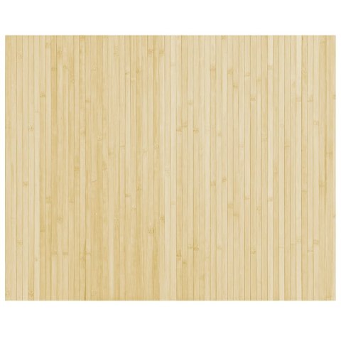 DYWAN PROSTOKĄTNY JASNY NATURALNY 80X100CM BAMBUSOWY