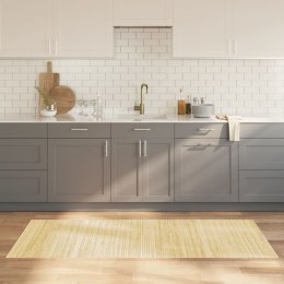 DYWAN PROSTOKĄTNY JASNY NATURALNY 80X200CM BAMBUSOWY