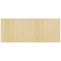 DYWAN PROSTOKĄTNY JASNY NATURALNY 80X200CM BAMBUSOWY