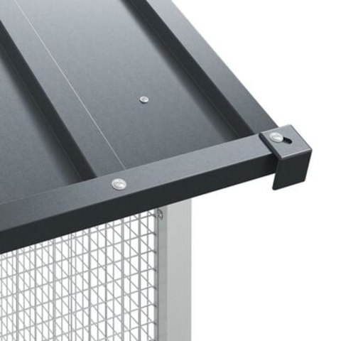 WOLIERA PTASZARNIA KLATKA DLA PTAKÓW 210X227X247CM STAL