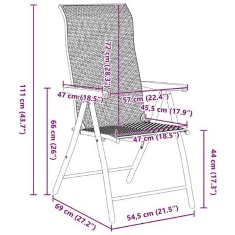 5 CZĘŚCIOWY ZESTAW JADALNY OGRODOWY BRĄZOWY RATTAN PE