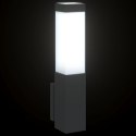 LAMPA ŚCIENNA NA ZEWNĄTRZ CZARNA STAL NIERDZEWNA IP44