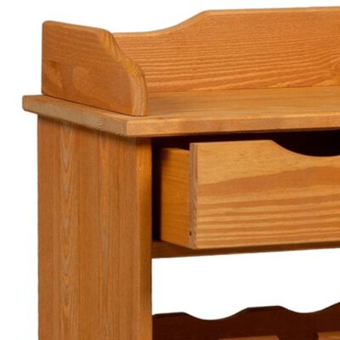 STOJAK NA WINO 90X60X30CM Z SOSNY