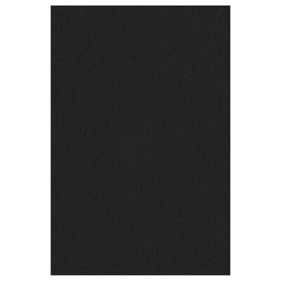 CZARNA PROSTOKĄTNA WYŚCIÓŁKA DRZWIOWA 120X180CM