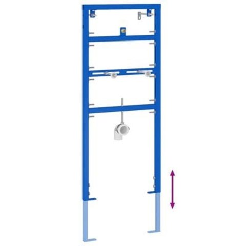 UKRYTA RAMA MONTAŻOWA DO PISUARU 50X115-139CM STAL