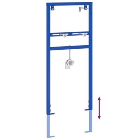 STELAŻ PODTYNKOWY DO UMYWALKI RAMA MONTAŻOWA REGULOWANA 112-135CM STALOWA