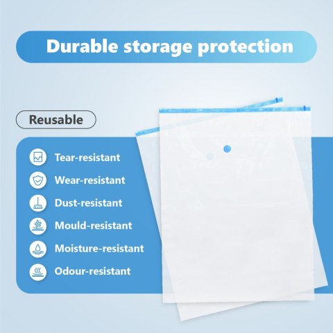 WORKI DO PRZECHOWYWANIA PRÓŻNIOWEGO 20 SZT. 100X80CM