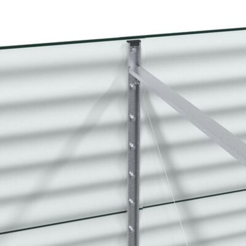 WYŻSZY WARZYWNIAK ZIELONY 400X80X81CM STAL GALWANIZOWANA