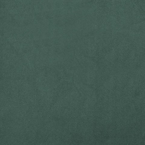 FOTEL KLUBOWY Z PODNÓŻKIEM CIEMNOZIELONY OBITY AKSAMITEM