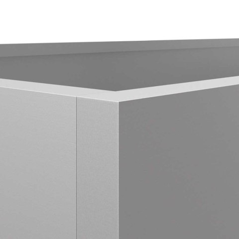 DONICA SREBRNA 62X30X29CM STAL GALWANIZOWANA