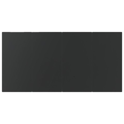 7-CZĘŚCIOWY ZESTAW JADALNY SZARY Z RATTANU POLIETYLENOWEGO