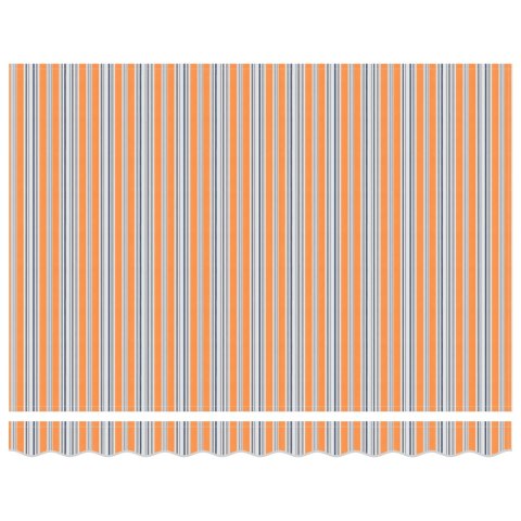 RĘCZNA MARKIZA CHOWANA Z WIELOKOLOROWYM PASKIEM LED 300X250CM