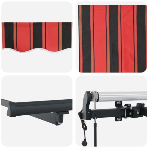 AUTOMATYCZNA MARKIZA CHOWANA POMARAŃCZOWA I BRĄZOWA 350X250CM