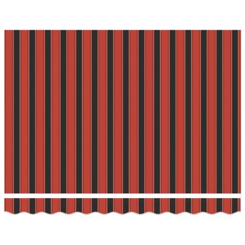 AUTOMATYCZNA MARKIZA CHOWANA POMARAŃCZOWA I BRĄZOWA 350X250CM