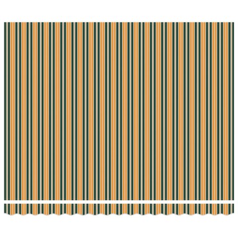 MANUALNA MARKIZA CHOWANA ZIELONA I ŻÓŁTA 400X300CM MATERIAŁ ZAMIENNY DO MARKIZY NA RAMĘ 4X3M ZIELONA I ŻÓŁTA