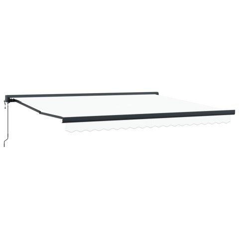 AUTOMATYCZNA MARKIZA OGRODOWA CHOWANA BIAŁA 400X300CM