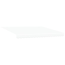 MARKIZA RĘCZNA Z LED BIAŁA 400X350CM