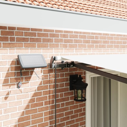 MARKIZA RĘCZNA Z LED BIAŁA 400X350CM