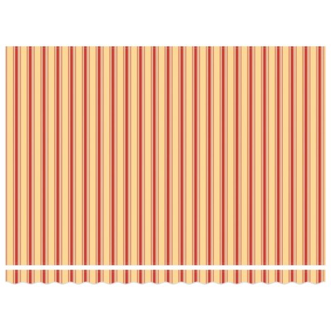 RĘCZNA MARKIZA CHOWANA ŻÓŁTA I POMARAŃCZOWA 450X300CM