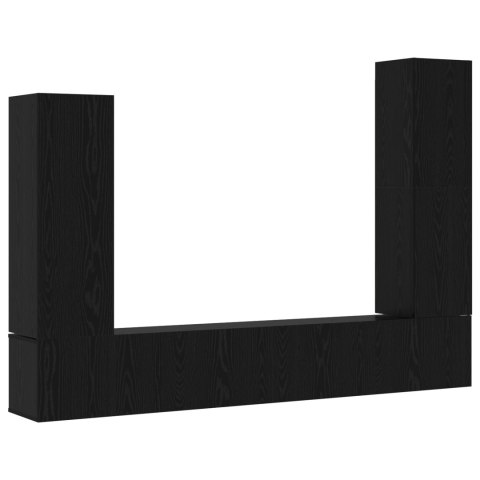 ZESTAW SZAFEK RTV 4 CZĘŚCIOWY DO MONTAŻU NA ŚCIANIE