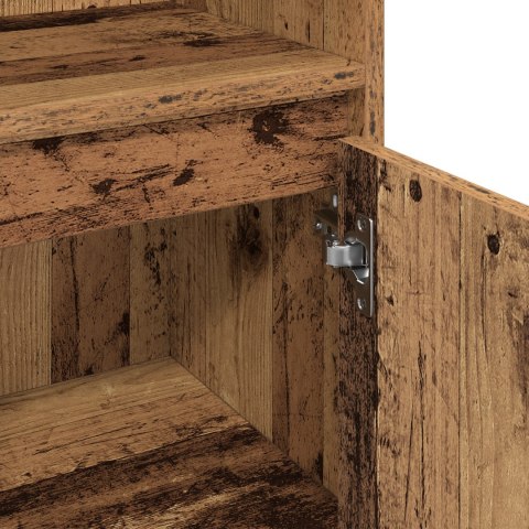 ZESTAW MEBLI ŁAZIENKOWYCH W 3 CZĘŚCIACH STARE DREWNO