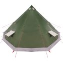 RODZINNY NAMIOT TIPI ZIELONY DLA 12 OSÓB WODOODPORNY