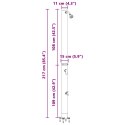 PRYSZNIC SOLARNY Z KRANEM 217CM 20 L