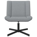 FOTEL OBROTOWY JASNOSZARY TKANINA ŚREDNI OBROTOWY