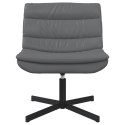 FOTEL OBROTOWY SZARY EKOSKÓRA ŚREDNI OBROTOWY FOTEL OBROTOWY