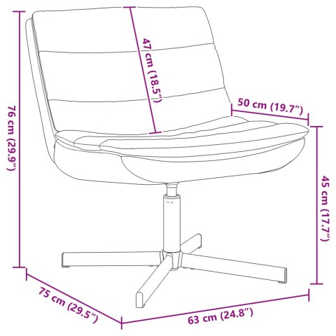 FOTEL OBROTOWY SZARY EKOSKÓRA ŚREDNI OBROTOWY FOTEL OBROTOWY