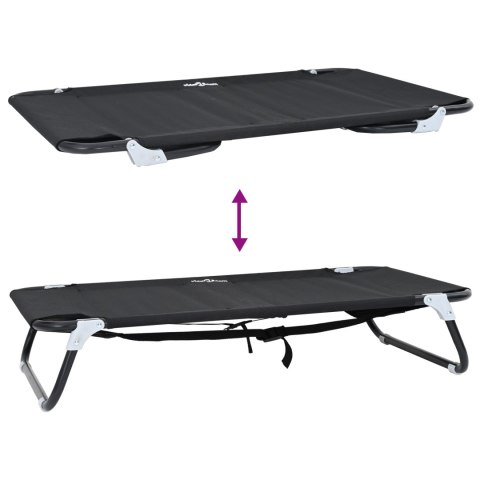 LEGOWISKO DLA PSA ŁÓŻKO POLOWE SKŁADANE IDEALNE NA OGRÓD DO DOMU 55X90X18CM