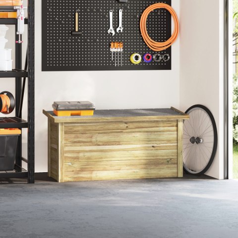 SKRZYNKA DO PRZECHOWYWANIA 44X119X57CM IMPREGNOWANA WOOD PINE