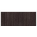 DYWAN PROSTOKĄTNY CIEMNOBRĄZOWY 80X200CM BAMBUSOWY