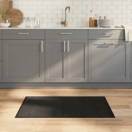 DYWAN PROSTOKĄTNY CZARNY 60X100CM BAMBUSOWY