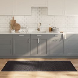 DYWAN PROSTOKĄTNY CIEMNOBRĄZOWY 80X200CM BAMBUSOWY