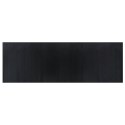 DYWAN PROSTOKĄTNY CZARNY 100X300CM BAMBUSOWY