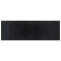 DYWAN PROSTOKĄTNY CZARNY 100X300CM BAMBUSOWY