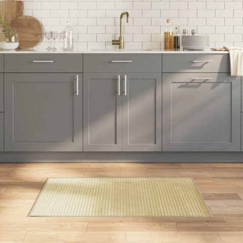 DYWAN PROSTOKĄTNY JASNY NATURALNY 60X100CM BAMBUSOWY