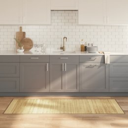 DYWAN PROSTOKĄTNY JASNY NATURALNY 70X200CM BAMBUSOWY