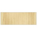 DYWAN PROSTOKĄTNY JASNY NATURALNY 70X200CM BAMBUSOWY