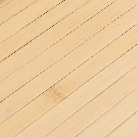 DYWAN PROSTOKĄTNY JASNY NATURALNY 80X300CM BAMBUSOWY