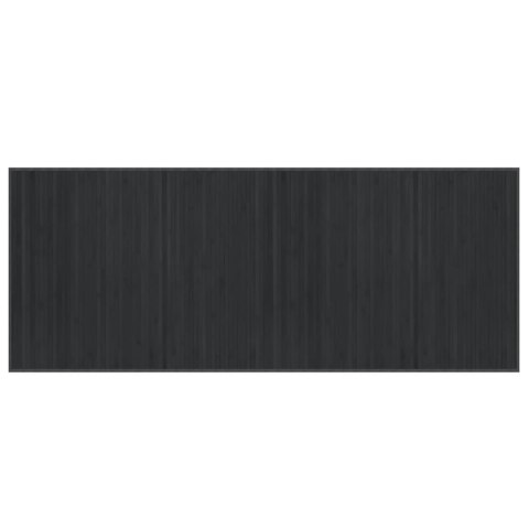 DYWAN PROSTOKĄTNY SZARY 80X200CM BAMBUSOWY