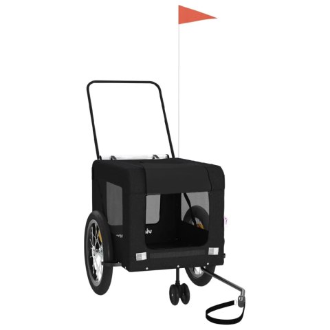 PRZYCZEPKA ROWEROWA DLA ZWIERZĄT TKANINA OXFORD I ŻELAZO