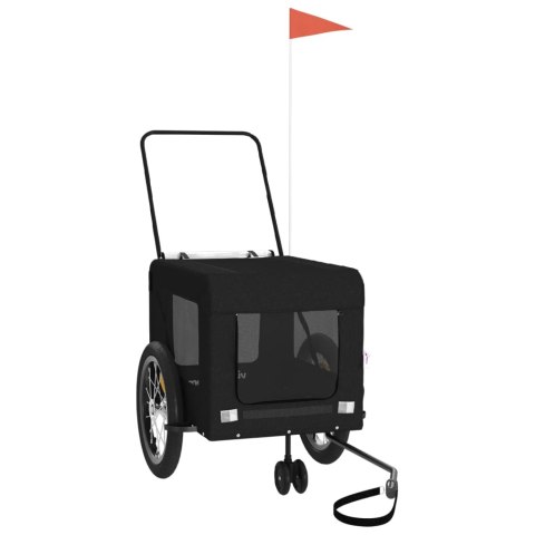 PRZYCZEPKA ROWEROWA DLA ZWIERZĄT TKANINA OXFORD I ŻELAZO