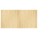 DYWAN PROSTOKĄTNY JASNY NATURALNY 100X200CM BAMBUSOWY