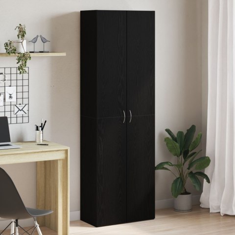 SZAFKA BIUROWA CZARNY DĄB 60X32X190CM