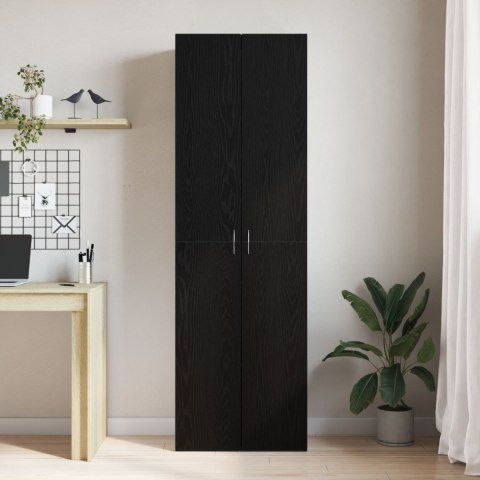 SZAFKA BIUROWA CZARNY DĄB 60X32X190CM