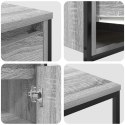 3-CZĘŚCIOWY ZESTAW MEBLI ŁAZIENKOWYCH W SZARO-SŁOMKOWYM KOLORZE