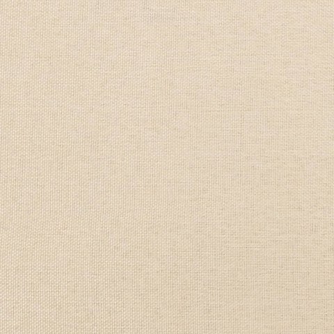 RAMA ŁÓŻKA BEZ MATERACA KREMOWA 80X200CM TKANINA